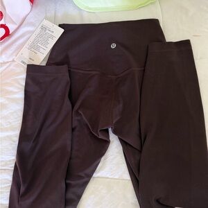 Lululemon Dark Brown Leggings size 4